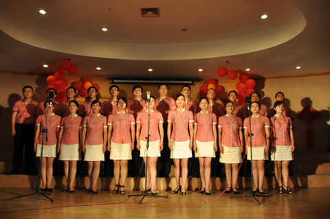 集團公司隆重舉辦建黨節慶祝大會暨紅歌賽